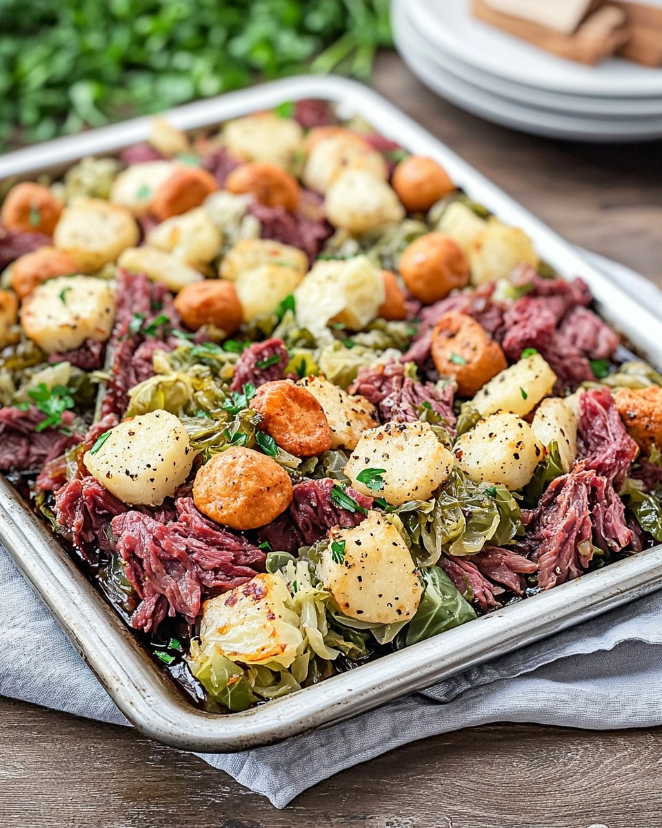 Corned Beef & Cabbage Sheet-Pan Dinner (No Boiling Pot Required)