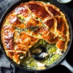Cozy-Chicken-Pot-Pie-with-Leeks-Thyme-Skillet-Version-Recipe