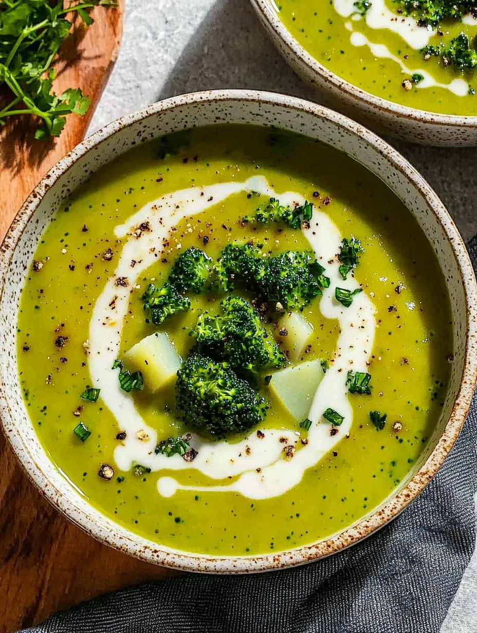 Creamy Broccoli, Leek & Potato Soup (Cozy 30-Minute Winter Bowl)