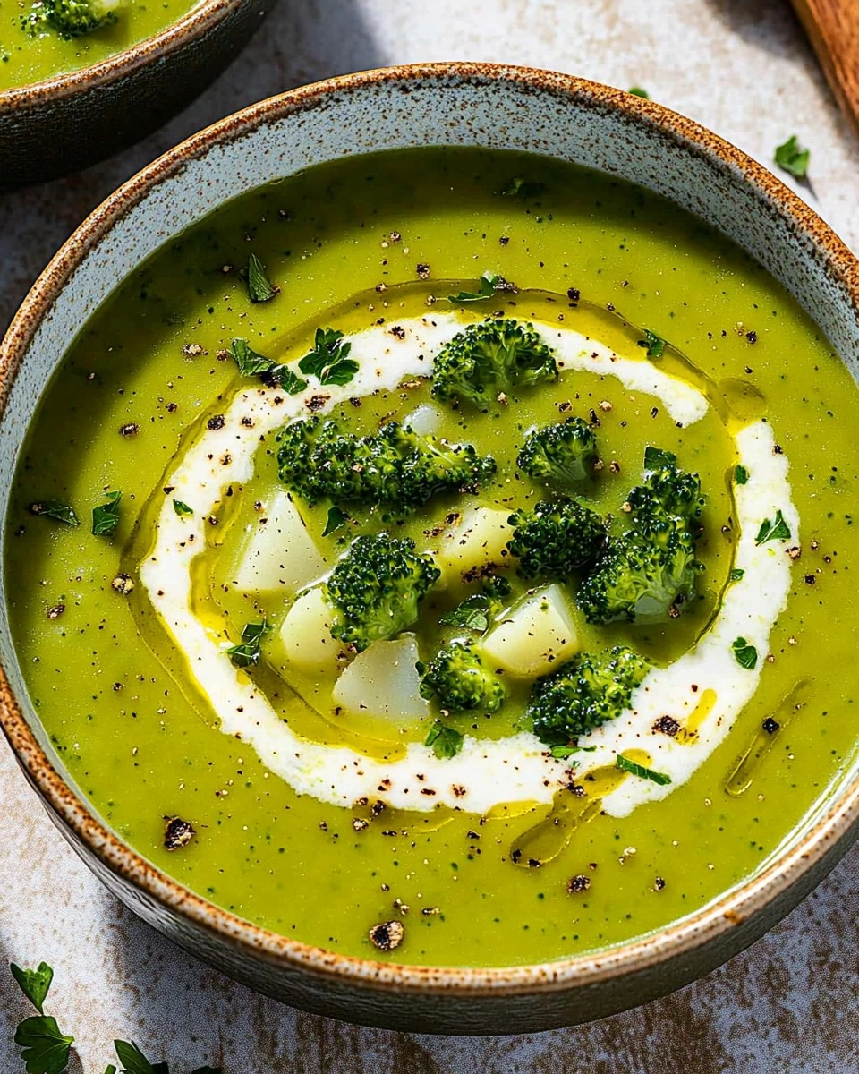 Creamy Broccoli, Leek & Potato Soup (Cozy 30-Minute Winter Bowl)
