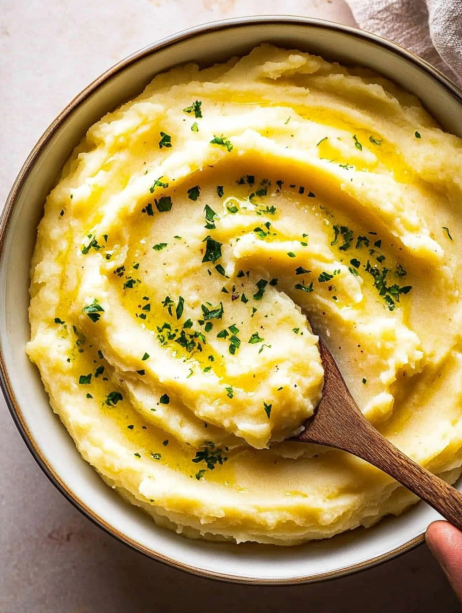 Creamy Garlic Mashed Potatoes (Restaurant Style)