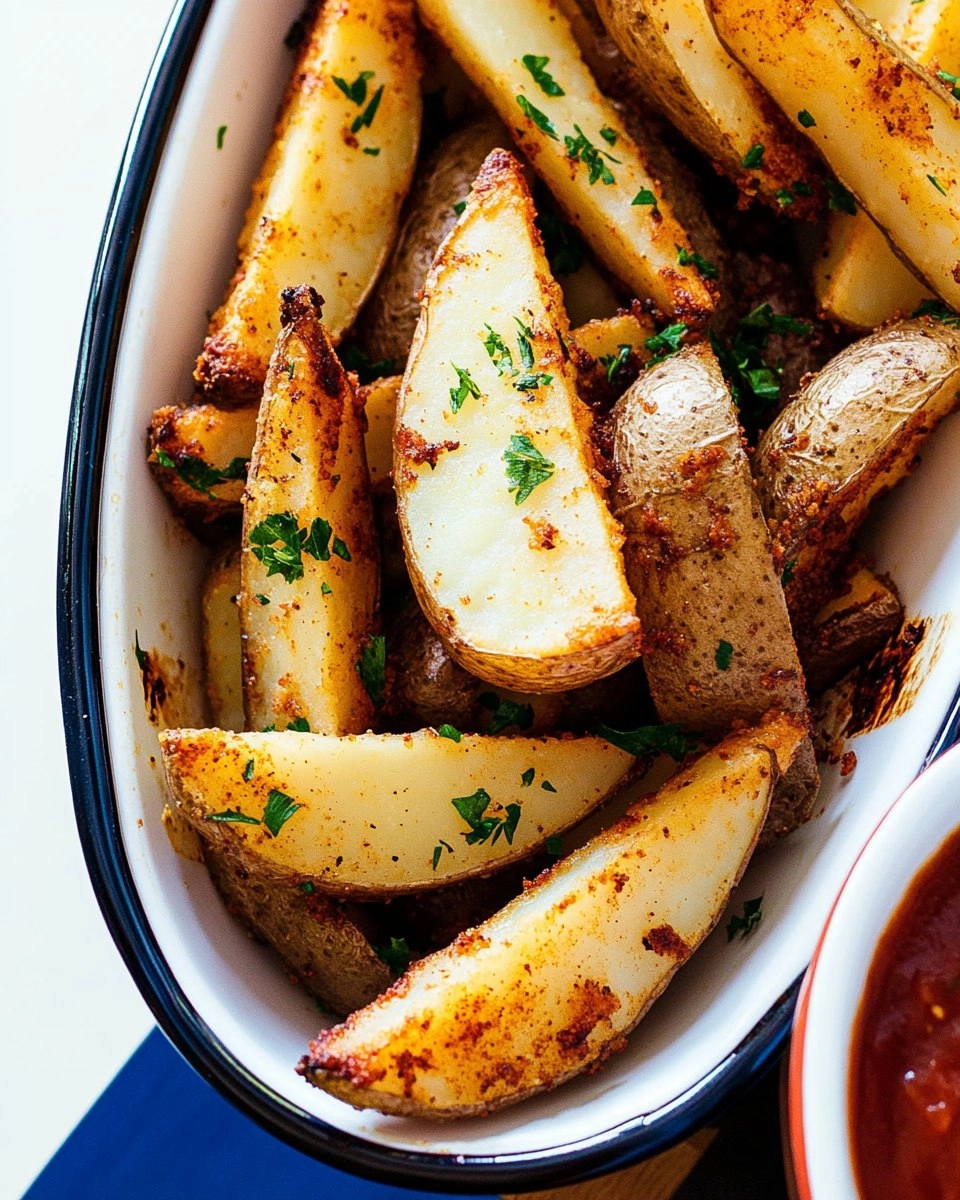 Crispy Oven-Baked Potato Wedges (Pub Style)