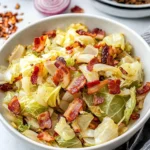Crispy-Pan-Fried-Cabbage-with-Bacon-Onions-Recipe