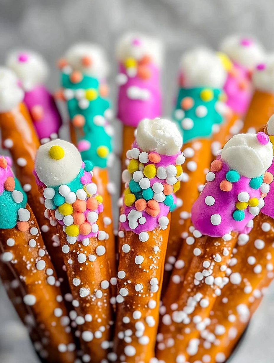 Dr. Seuss Truffula Tree Pretzel Rods to Delight Kids!