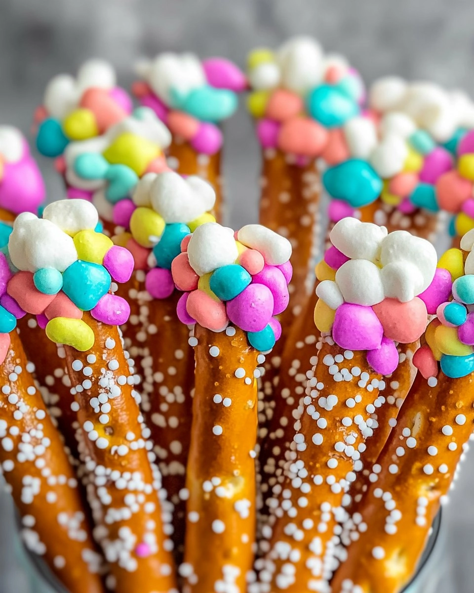 Dr. Seuss Truffula Tree Pretzel Rods to Delight Kids!
