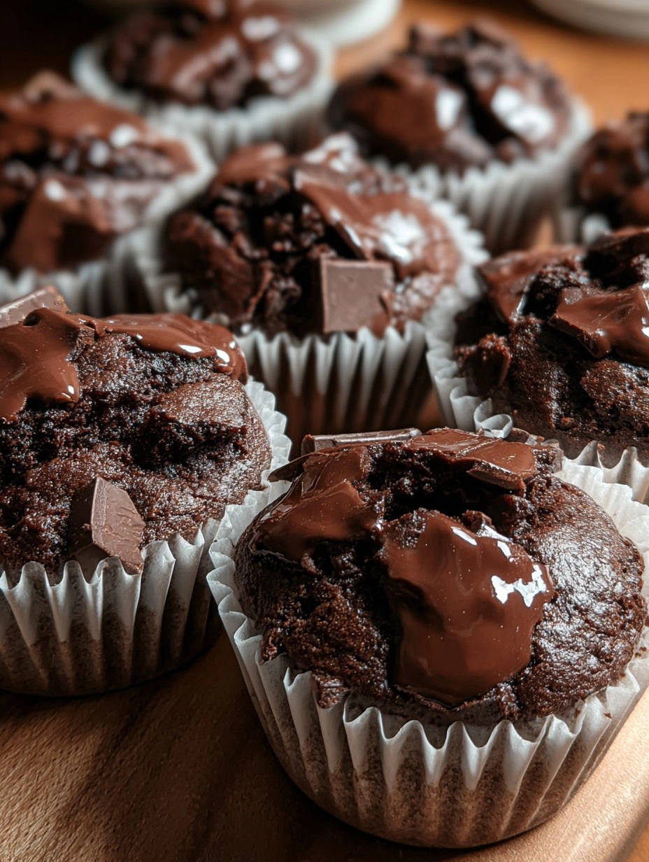 Easy Double Chocolate Muffins
