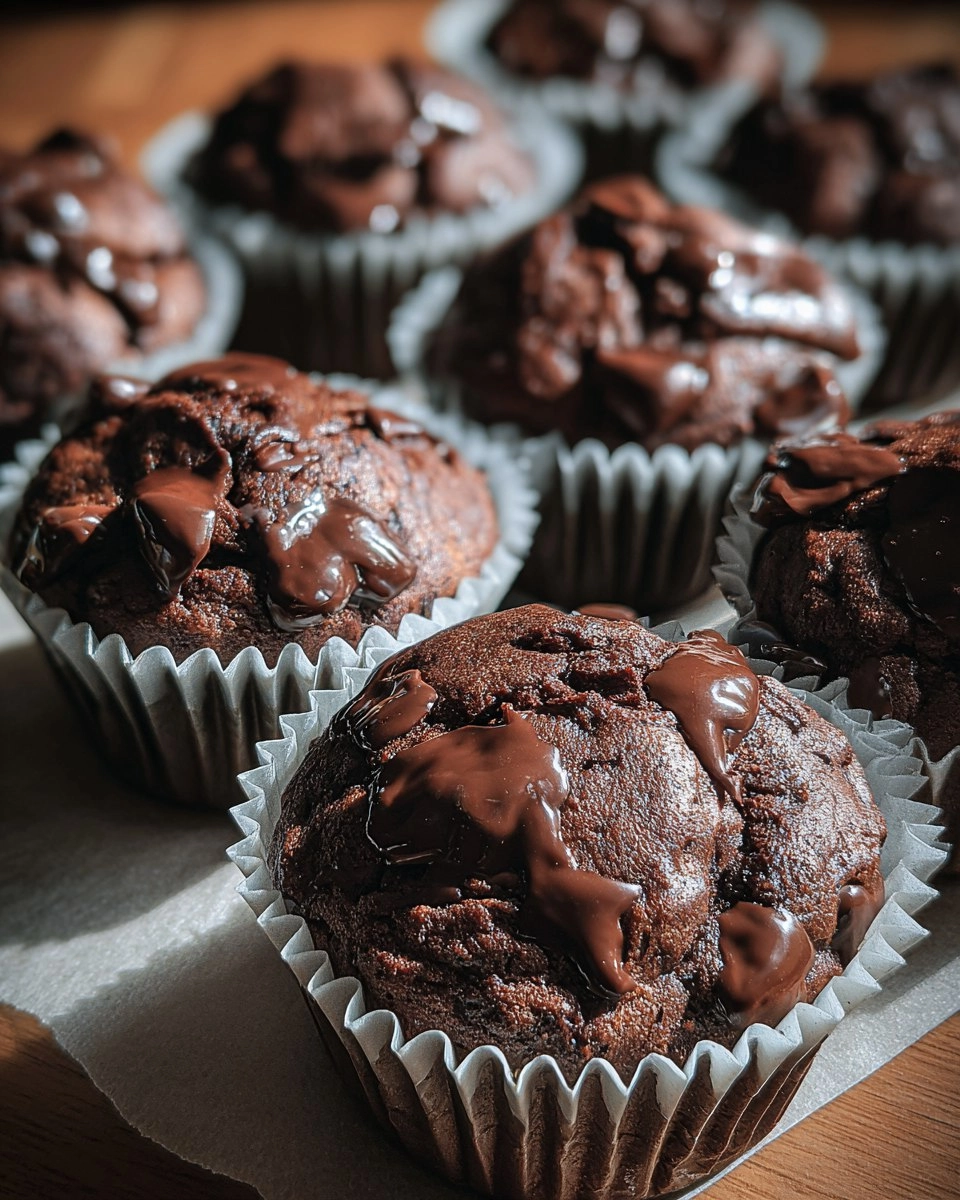 Easy Double Chocolate Muffins
