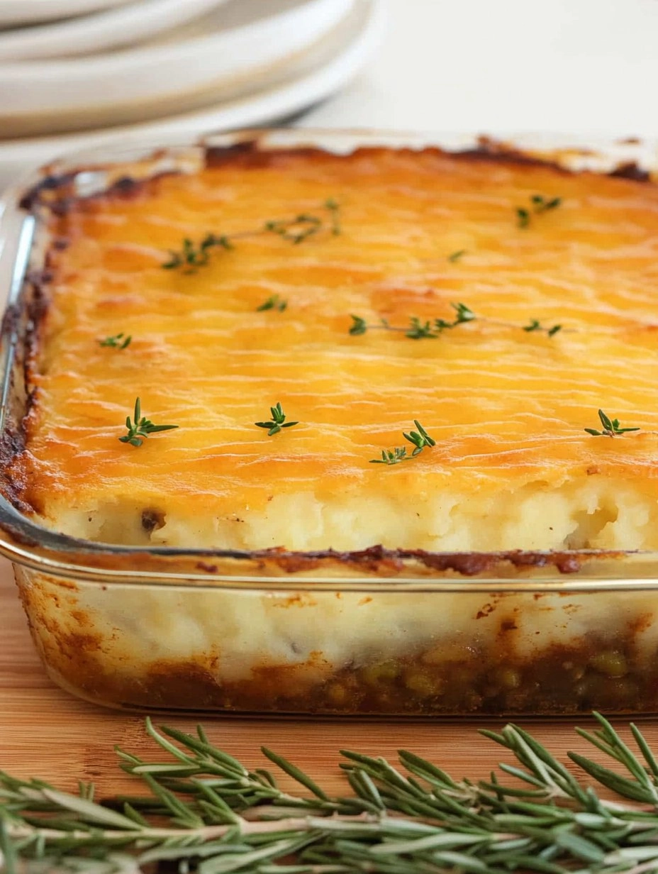 Easy Shepherd’s Pie with Cheesy Mashed Potato Topping