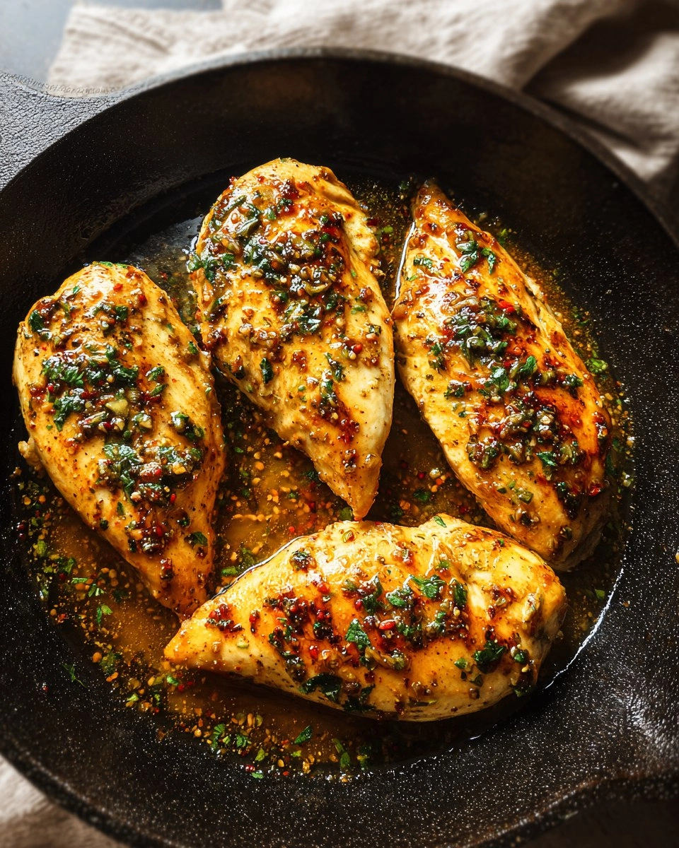 Garlic Butter Baked Chicken Breast 