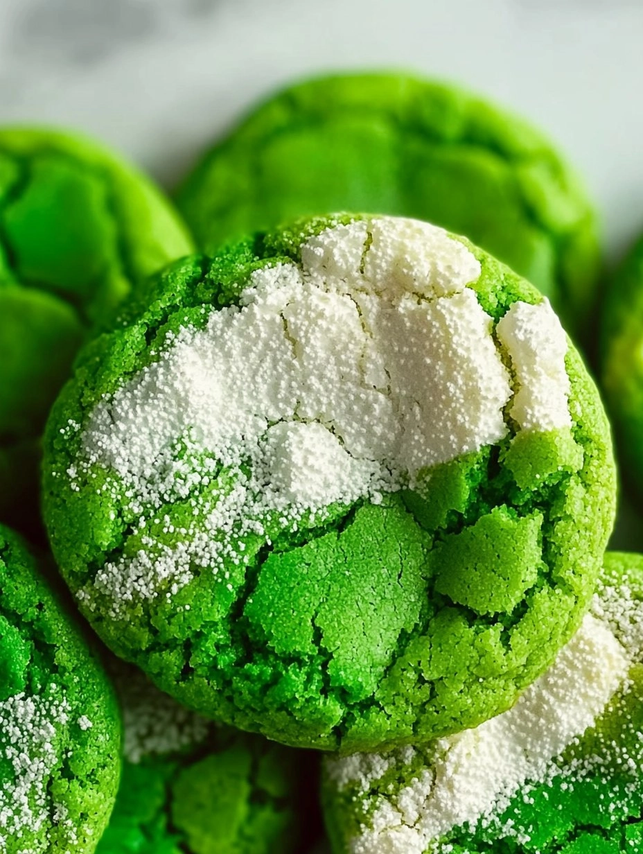 Green Cake Mix Cookies