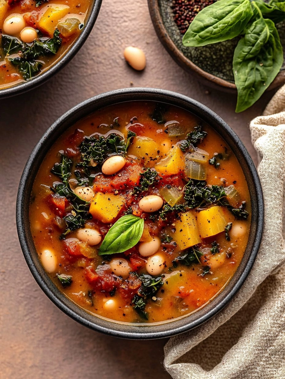 One-Pot Creamy Tuscan White Bean & Kale Soup 121 One-Pot Creamy Tuscan White Bean & Kale Soup