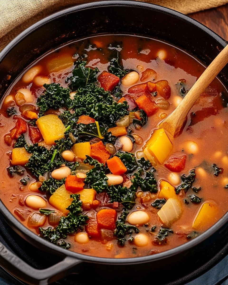 One-Pot Creamy Tuscan White Bean & Kale Soup 122 One-Pot Creamy Tuscan White Bean & Kale Soup