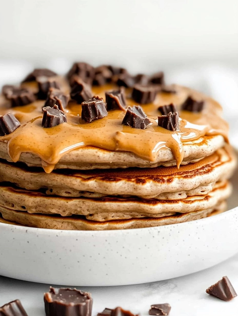 Peanut Butter Cup Protein Pancake Bowl 101 Peanut Butter Cup Protein Pancake Bowl