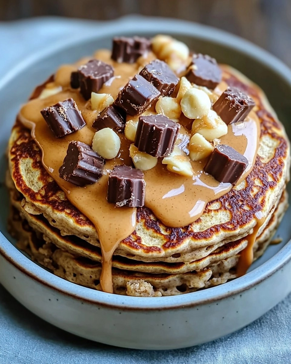 Peanut Butter Cup Protein Pancake Bowl 102 Peanut Butter Cup Protein Pancake Bowl