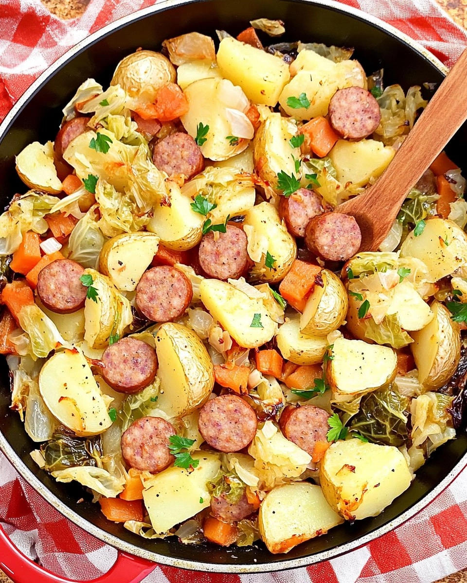 Sheet-Pan Sausage, Cabbage & Potatoes (Easy Weeknight Dinner) 72 Sheet-Pan Sausage, Cabbage & Potatoes (Easy Weeknight Dinner)