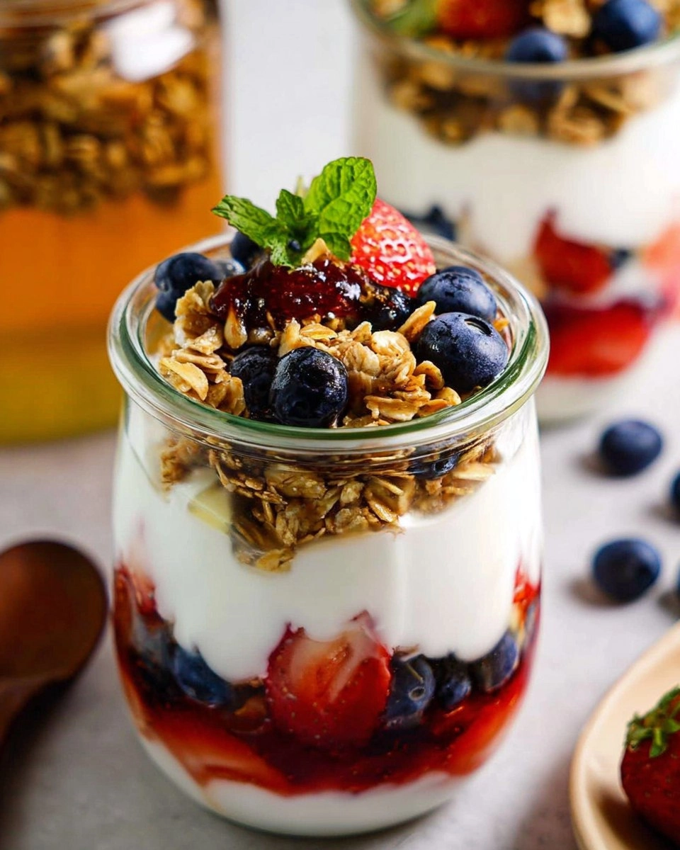 Simple Fruit & Yogurt Parfaits with Granola (Customizable) 15 Simple-Fruit-Yogurt-Parfaits-with-Granola-Customizable-Recipe