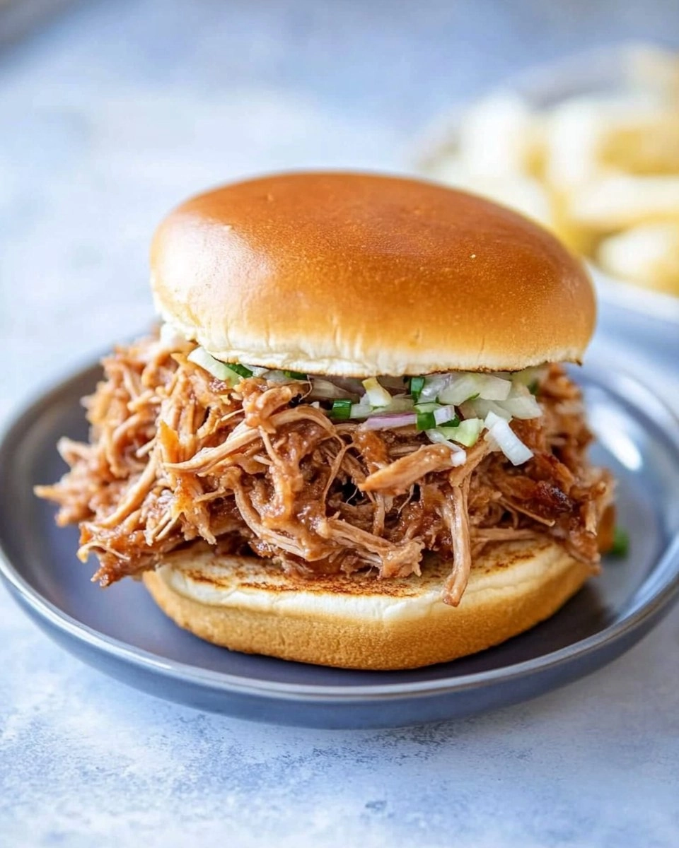 Slow Cooker Pulled Pork | Tender Shredded Pork Sandwiches