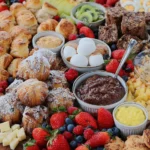 Spring-Brunch-Board-with-Eggs-Pastries-Fruit-Dips-Recipe