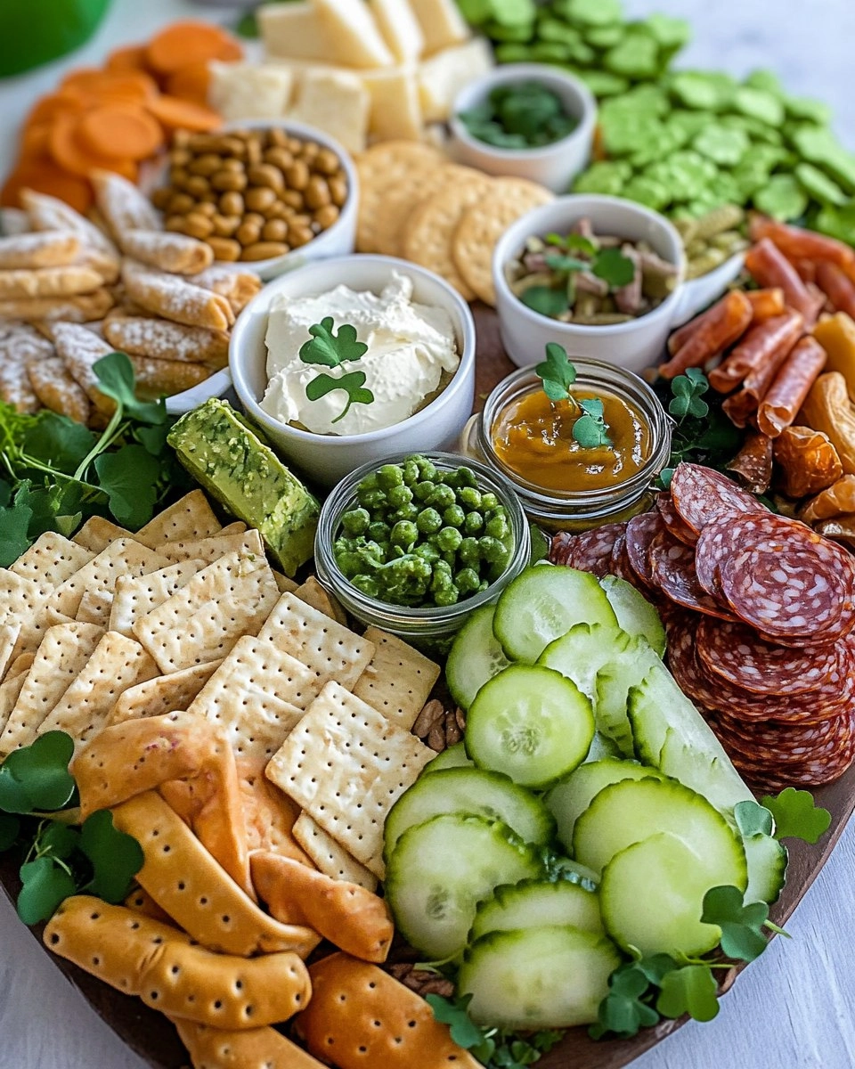 St Patrick's Day Charcuterie Board | Easy Snack Platter