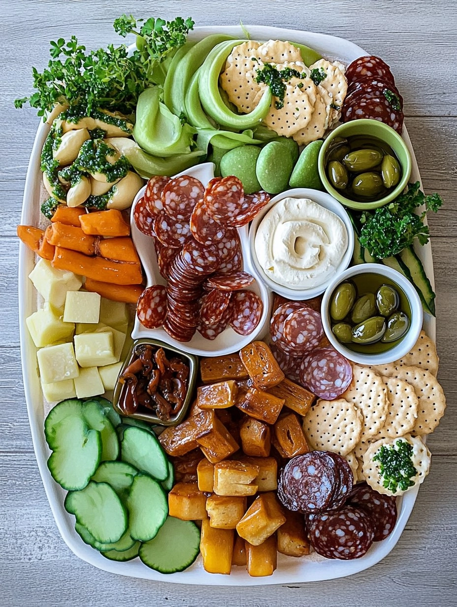 St Patrick's Day Charcuterie Board | Easy Snack Platter