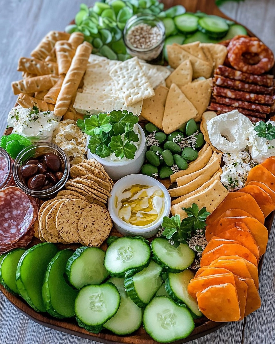 St Patrick's Day Charcuterie Board | Easy Snack Platter