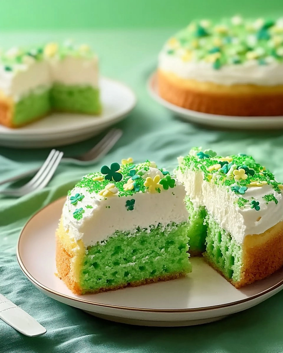 St. Patricks Day Lime Poke Cake 137 St. Patricks Day Lime Poke Cake