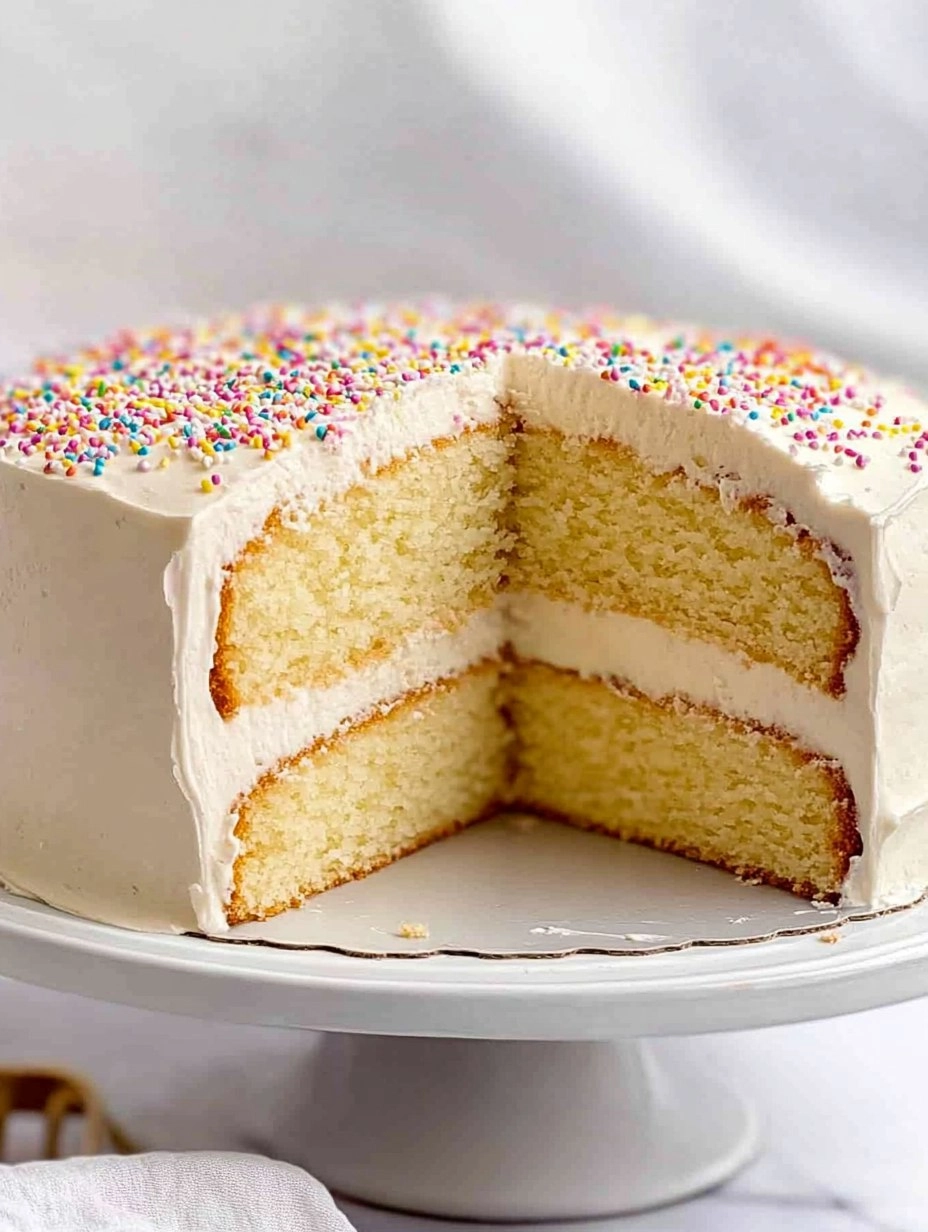 Vanilla Cake | Easy Homemade Vanilla Layer Cake