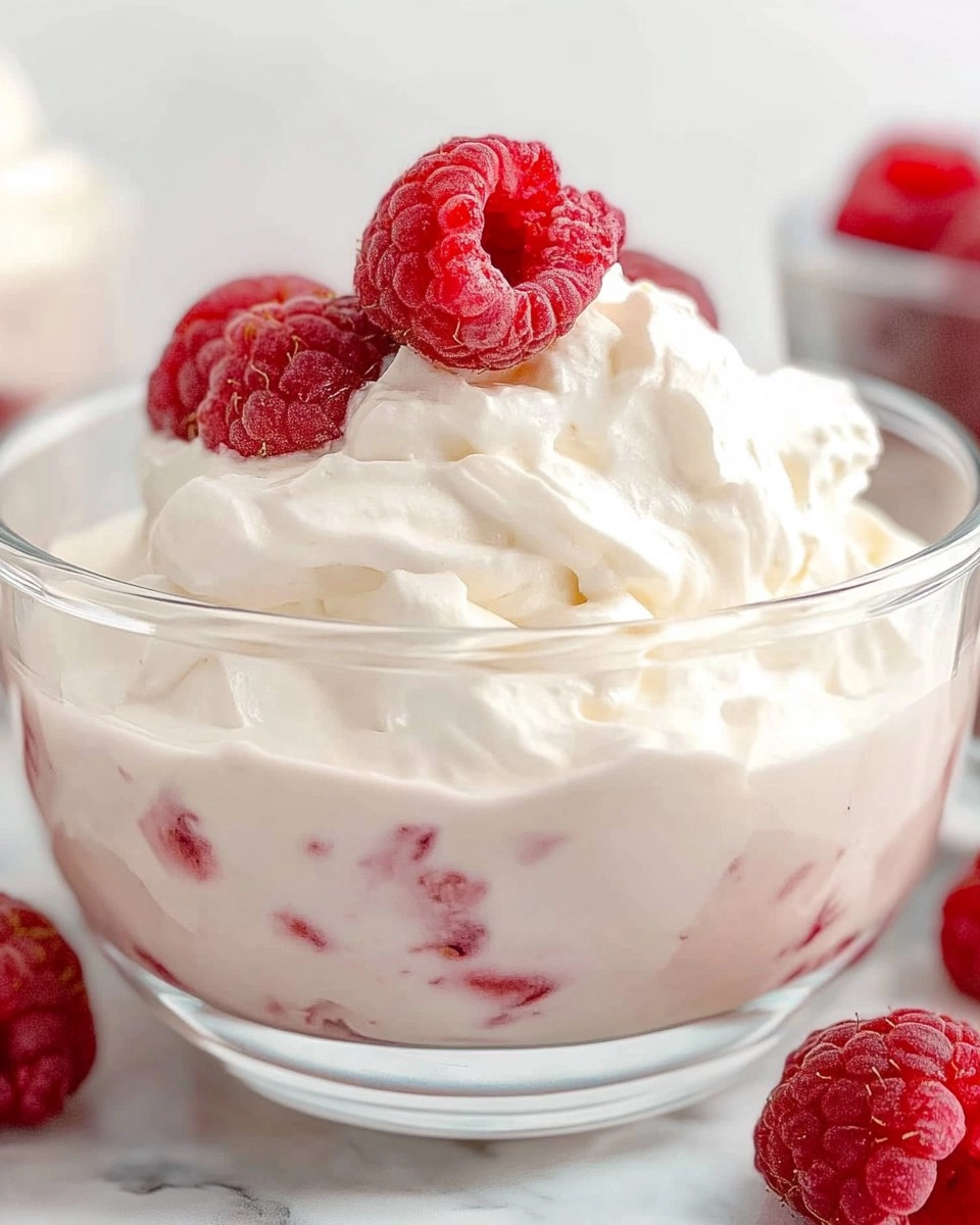 White Chocolate Raspberry Mousse