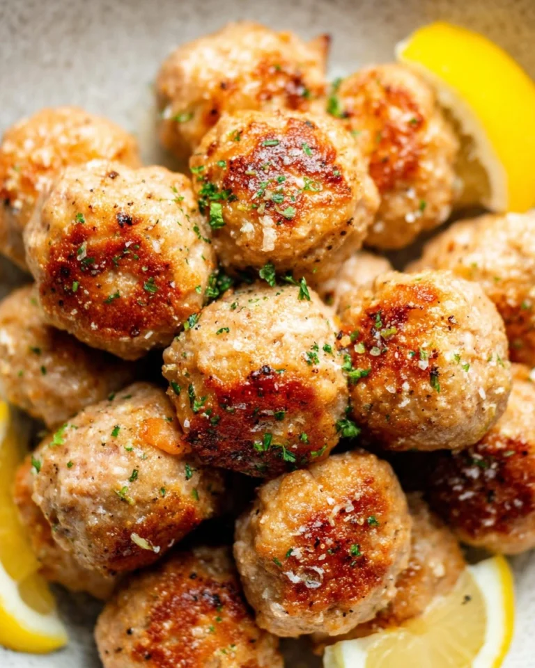 30-Minute-Baked-Lemon-Chicken-Meatballs-Recipe