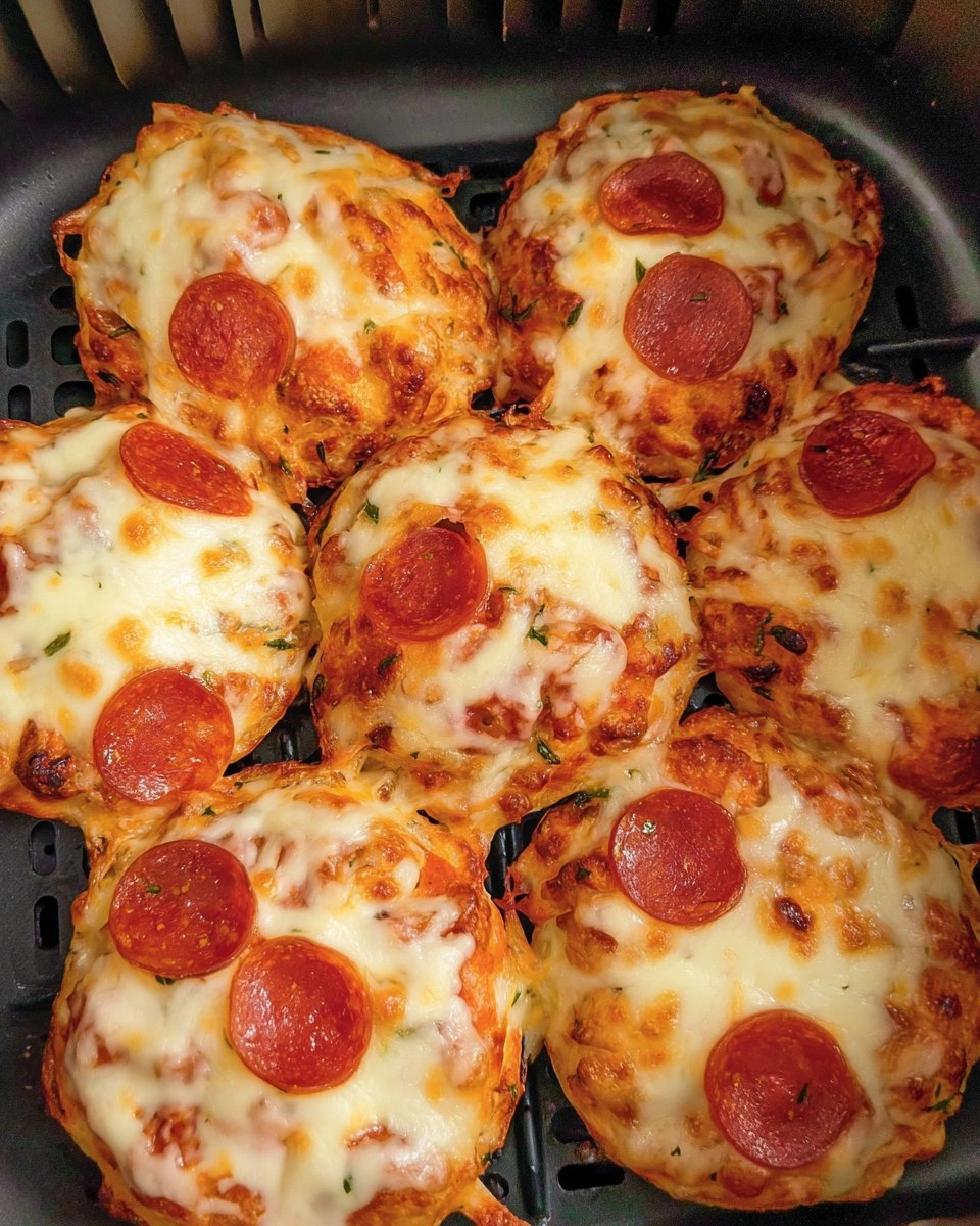 Air Fryer Bagel Pizza