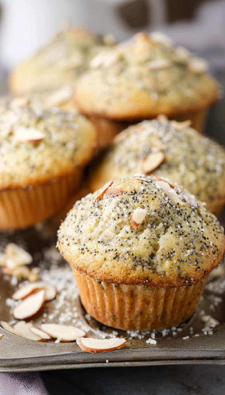 Almond Poppy Seed Muffins