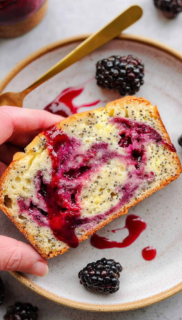Blackberry Lemon Poppy Seed Loaf