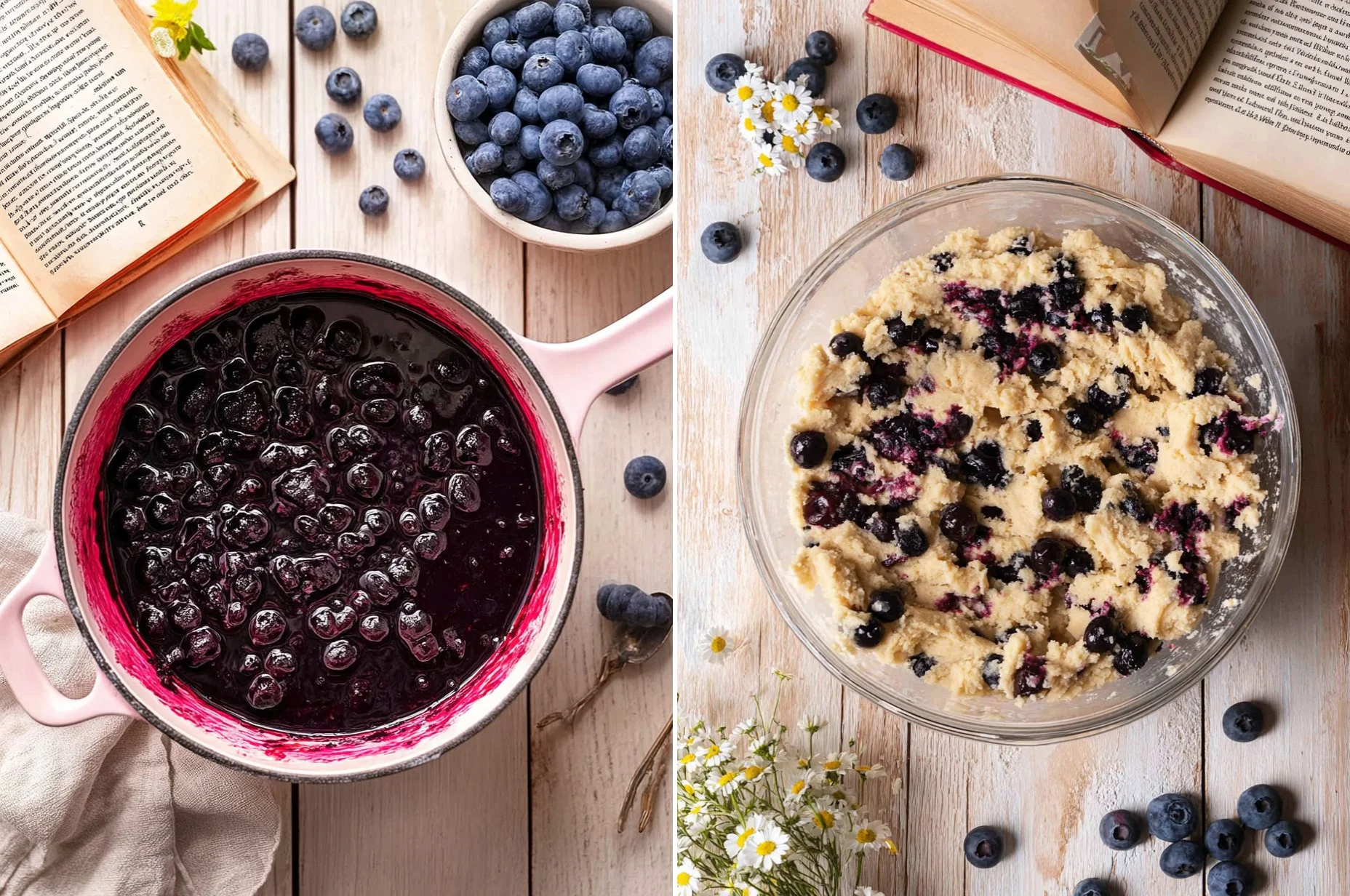 Blueberry Coffee Cake Cookies