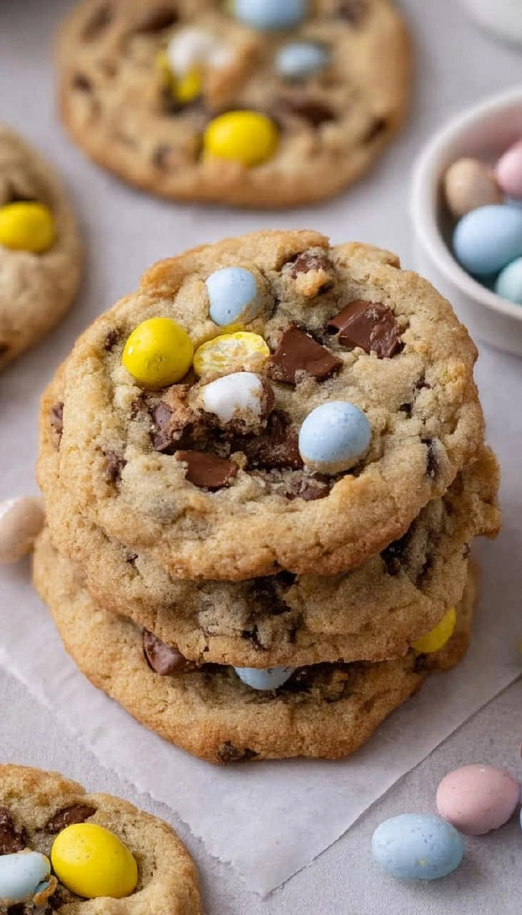 Brown Butter Cadbury Mini Egg Cookies