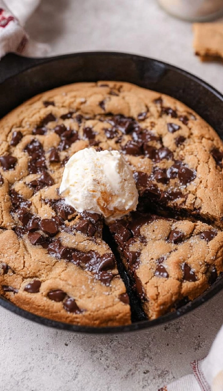 Brown Butter Chocolate Chip Skillet Cookie (8-Inch) 110 Brown Butter Chocolate Chip Skillet Cookie (8-Inch)