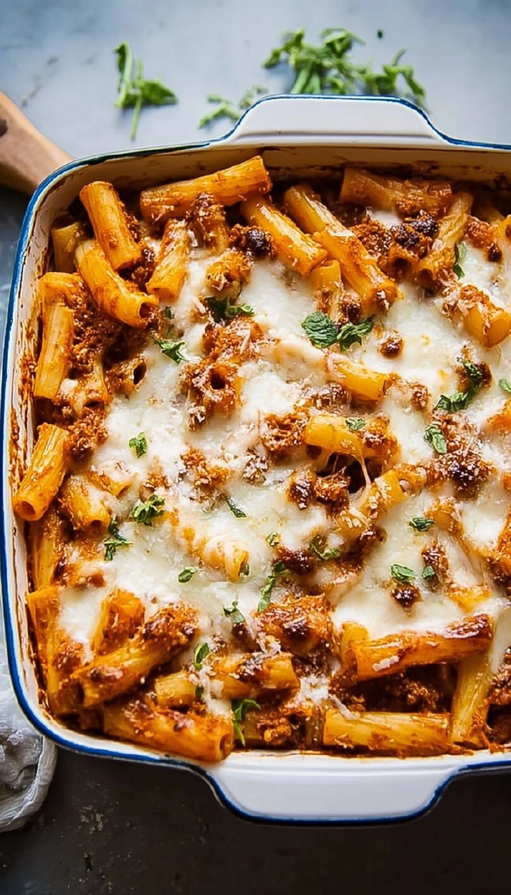 Cheesy Baked Ziti | Easy Weeknight Pasta Bake with Ricotta & Mozzarella 117 Cheesy Baked Ziti | Easy Weeknight Pasta Bake with Ricotta & Mozzarella