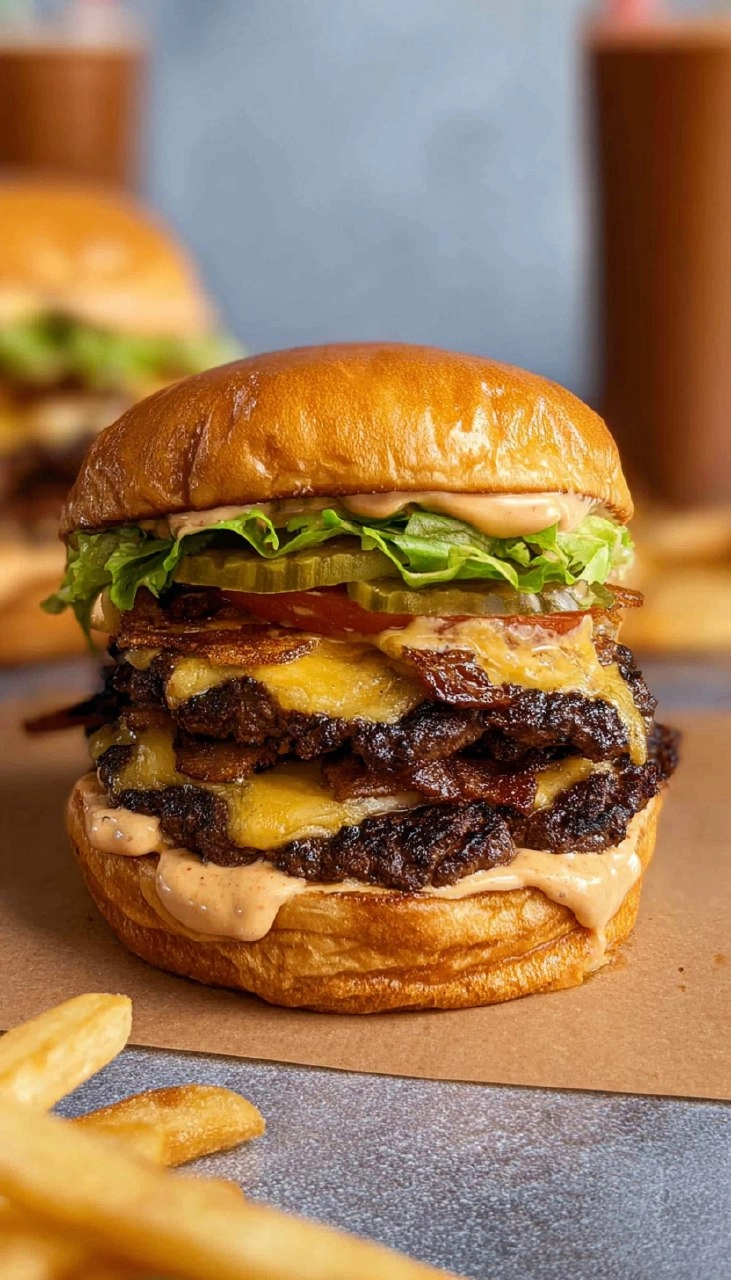 Classic Smash Burgers | Double Patty with Crispy Edges & Special Sauce