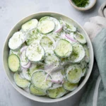 Creamy Cucumber Salad with Sour Cream & Dill 66 Creamy-Cucumber-Salad-with-Sour-Cream-Dill-Recipe