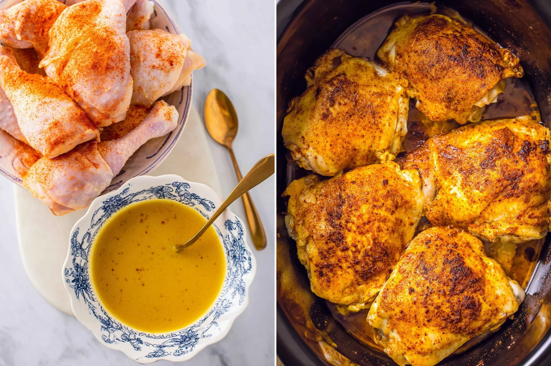 Crockpot Carolina Gold Bbq Chicken Thighs