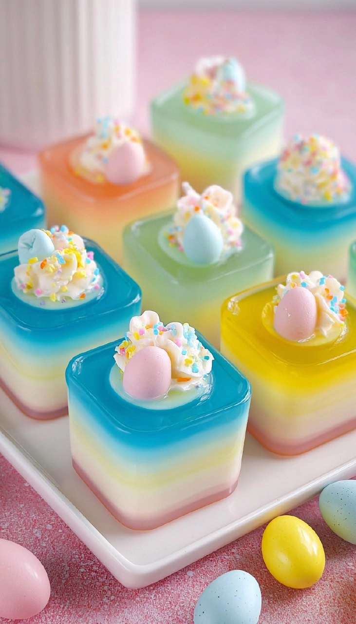 Easter Jell-O Cups