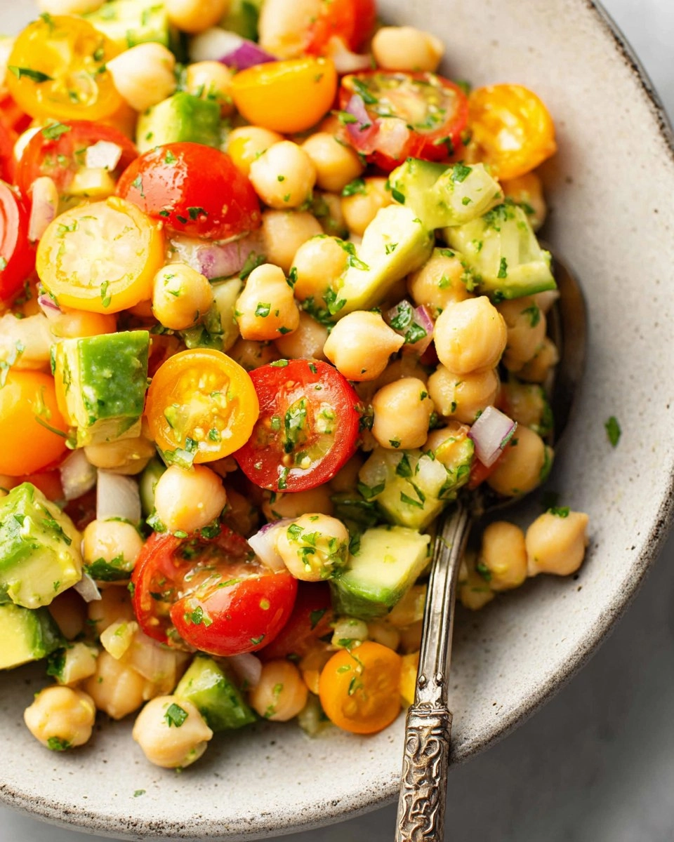 Easy Chickpea Salad 94 Easy Chickpea Salad