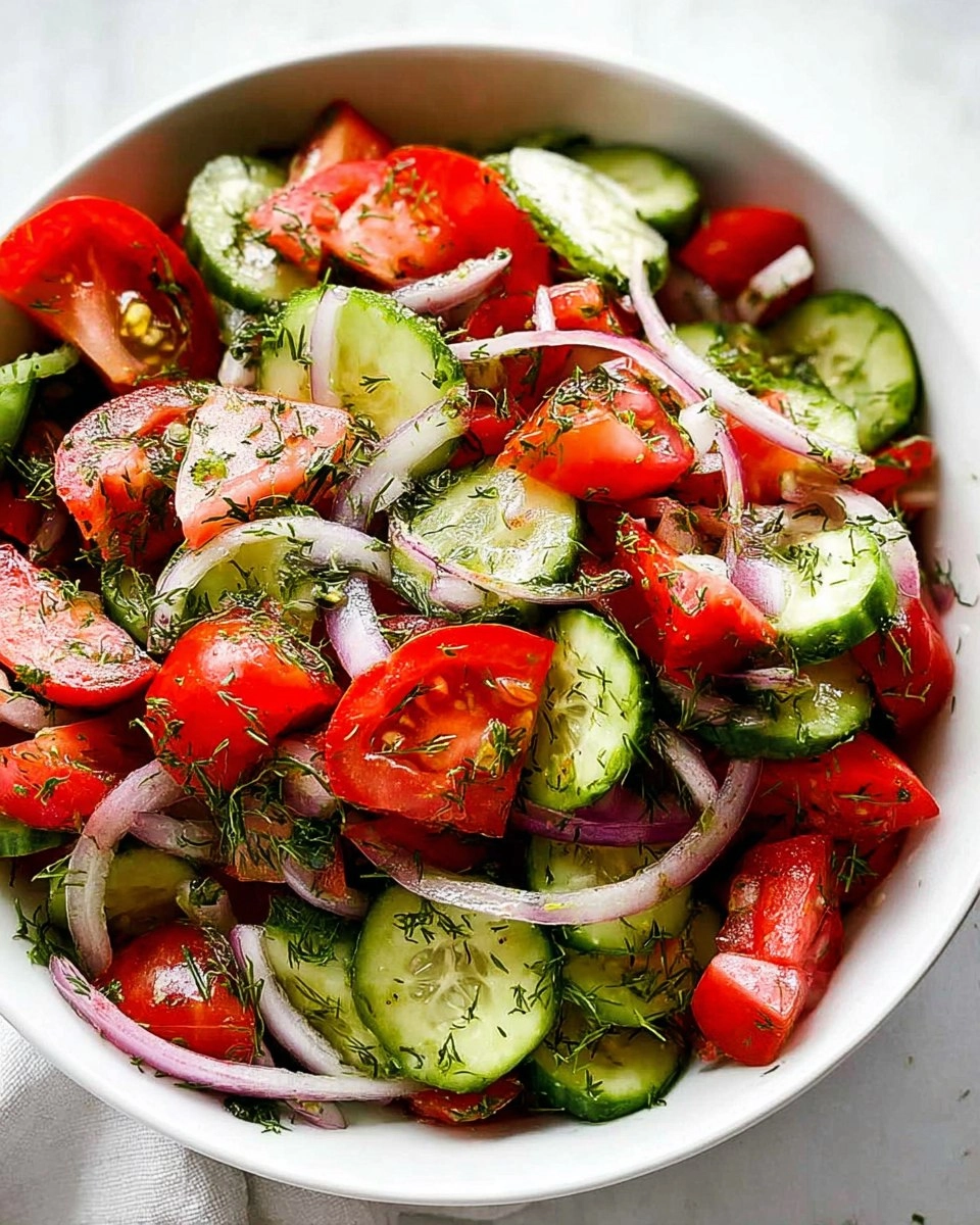 Easy Cucumber Tomato Dill Salad 79 Easy Cucumber Tomato Dill Salad