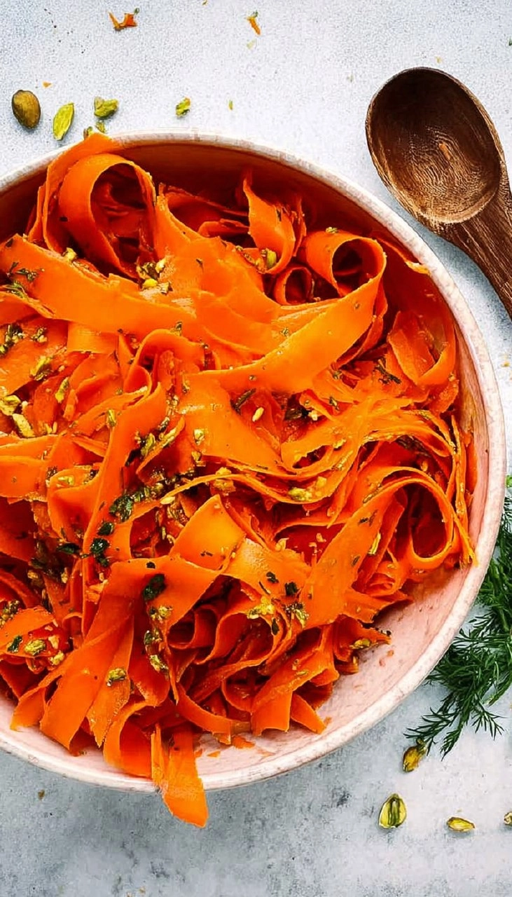 Fresh Carrot Ribbon Salad