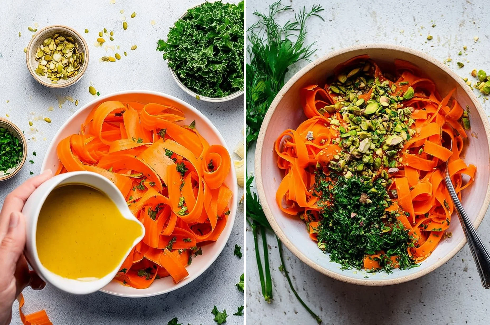 Fresh Carrot Ribbon Salad