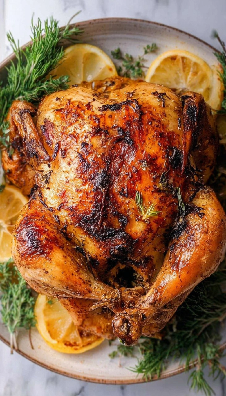 Garlic And Lemon Roast Chicken