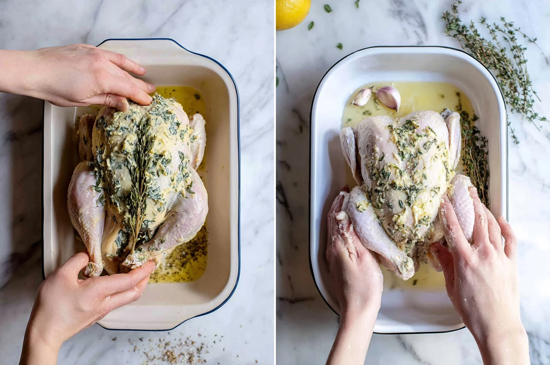 Garlic And Lemon Roast Chicken