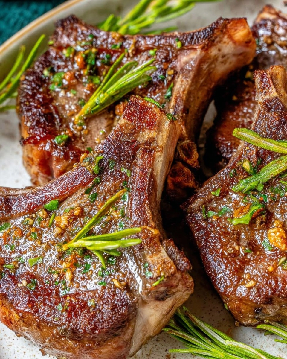 Garlic Butter Lamb Chops