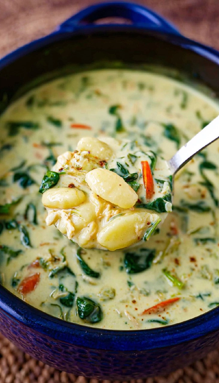 Gnocchi And Spinach Soup