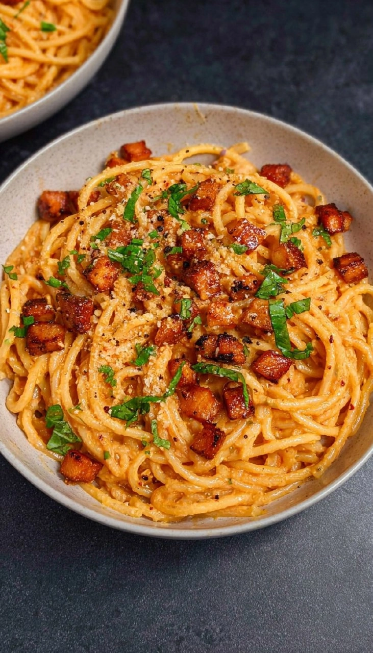 Gochujang Carbonara (Vegan)
