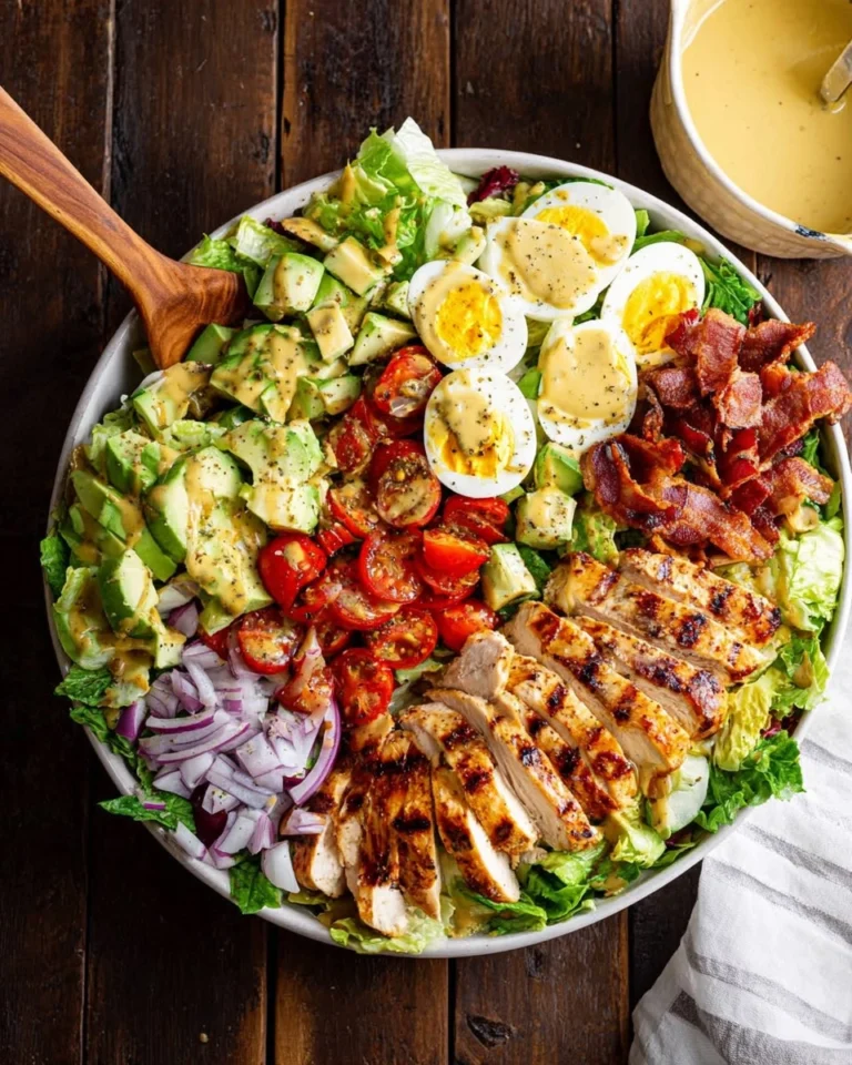 Healthy-Grilled-Chicken-Cobb-Salad-with-Honey-Dijon-Dressing-Recipe